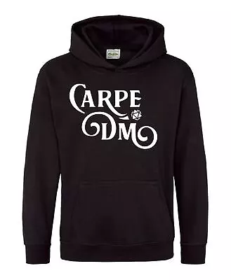 Buy Carpe Dm Game Master Tabletop Rpg Gaming Kids Adults Unisex HOOD HOODIE • 16.99£