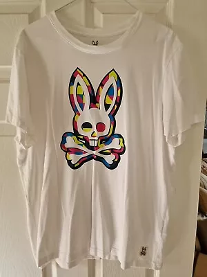 Buy Mens Pyscho Bunny Tshirt. Size Large • 5£