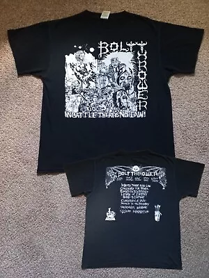 Buy Vintage Bolt Thrower T-Shirt - Size L - Rare Heavy Death Metal - Napalm Death • 89.99£