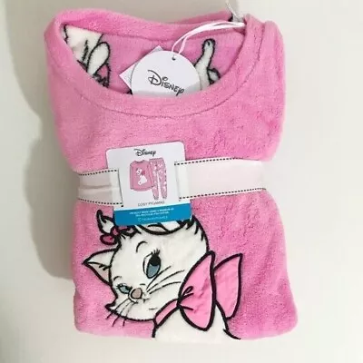 Buy Ladies Fleece Pyjamas Disney Aristocat Marie Cat Women Warm Cosy PJ Medium 12-14 • 25£