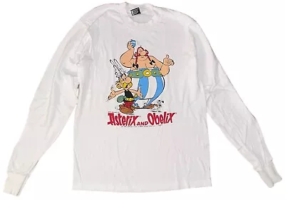 Buy Vintage Asterix And Obelix 1990 T-Shirt Long Sleeve Comic Single Stitch Large • 49.99£