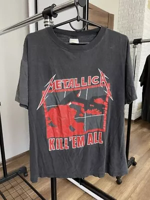 Buy Metallica Kill Em All Vintage Rock Band T-Shirt Tee Size M 90s • 135.13£