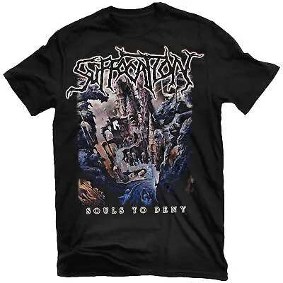 Buy Vtg Suffocation Band Souls To Deny Cotton Black All Size Unisex Shirt MM351 • 17.73£