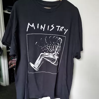 Buy Ministry T Shirt Nine Inch Nails Skinny Puppy • 35£
