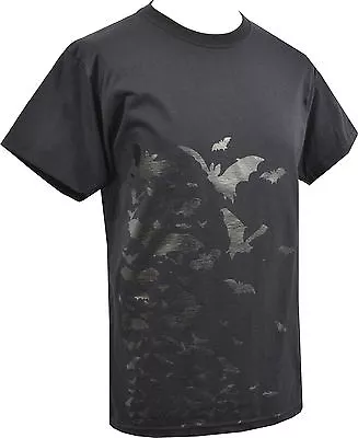 Buy Mens Gothic T-Shirt Vampire Bats Whitby Goth Dracula Horror Halloween S-5XL • 20.50£
