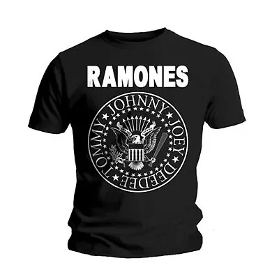 Buy The Ramones Seal Logo Rock Punk Heavy Metal Licensed Tee T-Shirt Men • 14.99£