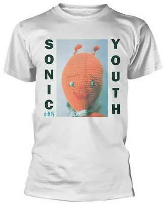 Buy Officially Licensed Sonic Youth Dirty Mens White T Shirt Sonic Youth Classic Tee • 16£