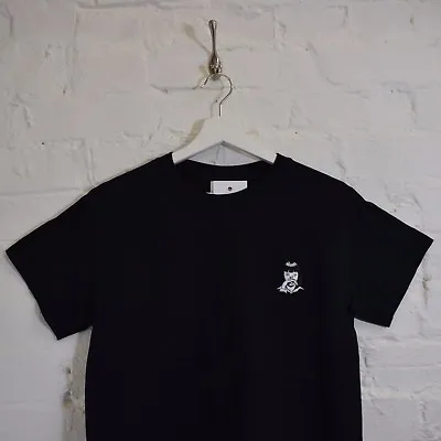 Buy Pulp Fiction X Mia Wallace Cocaine Embroidered Black Tee T-shirt By Actual Fact • 19.99£