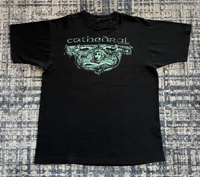 Buy Vintage 1992 Cathedral Campaign For Musical Destruction Tour T Shirt XL Carcass • 116.70£