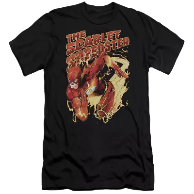 Buy Flash, The Scarlet Speedster - Men's Premium Slim Fit T-Shirt • 20.23£