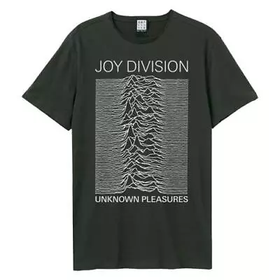Buy JOY DIVISION UNKNOWN PLEASURES AMPLIFIED VINTAGE CHARCOAL X LARGE =T-shirt= • 22.59£