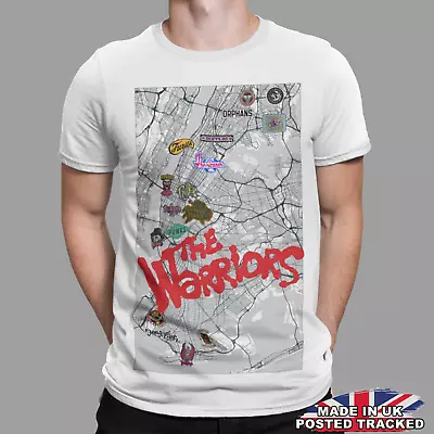 Buy The Warriors T-Shirt - Map NY Gangs Furies Movie Film Retro 70s Horror • 5.99£