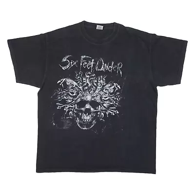 Buy FRUIT OF THE LOOM Six Feet Under Mens Band T-Shirt Black XL • 39.99£