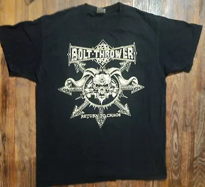 Buy Bolt Thrower- T Shirt Size Large Obituary Carcass Death Napalm Asphyx Memoriam • 97.25£