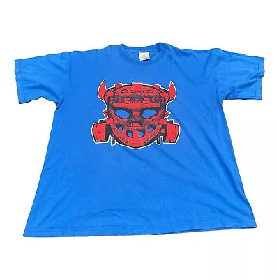 Buy Vintage 2001 Gorillaz Band T-shirt Rare Retro Hype Blue Short Sleeve Size XL • 79.99£
