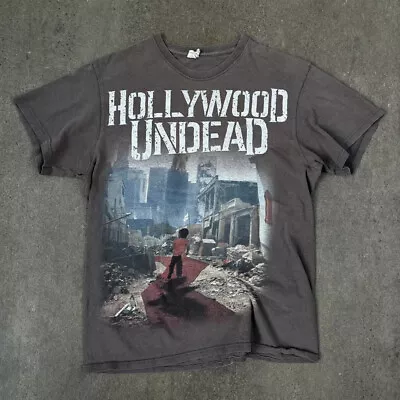 Buy Hollywood Undead Band Graphic Charcoal Color Shirt Men Women KTV6067 • 15.04£