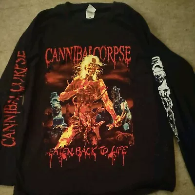Buy Cannibal Corpse Eaten Back To Life XL Longsleeve Shirt Death Gorguts Necrot  • 12.99£
