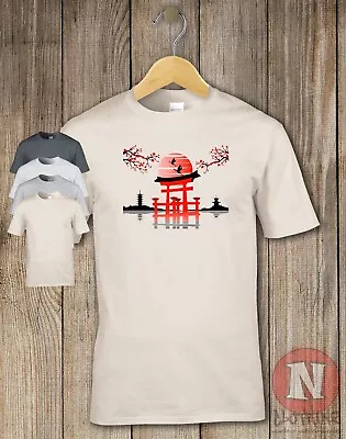 Buy Torii Gate T-shirt Japanese Asian Bushido Graphic Tee • 13.99£