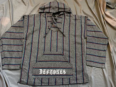 Buy Deftones Pullover Mexican Blanket Hoody Official Drug Rug Chino Moreno Nu Metal • 121.14£