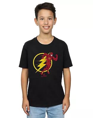 Buy DC Comics Boys The Flash Running Emblem T-Shirt • 12.99£