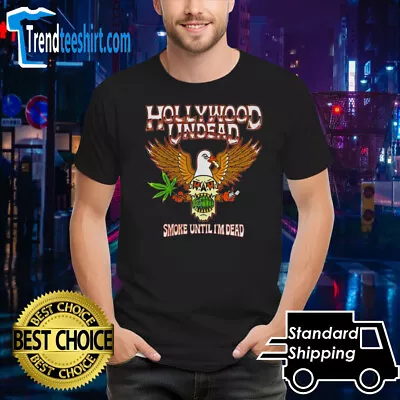 Buy HOT SALE!! Hollywood Undead Smoke Until I’M Dead Unisex T-Shirt • 19.56£