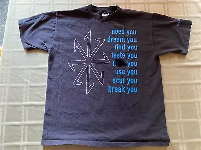 Buy Vintage Nine Inch Nails Eraser T-Shirt 1995 Size XL NIN Trent Reznor • 291.75£