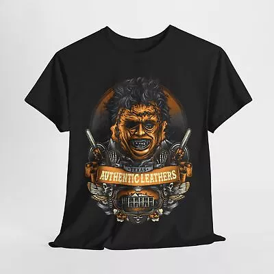 Buy Texas Chainsaw Massacre LeatherFace T Shirt Unisex Heavy Cotton Tee • 18.66£