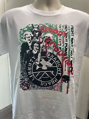 Buy CRASS Bloody Revolutions Retro Repro T Shirt, Punk Anarcho Subhumans Conflict  • 13£