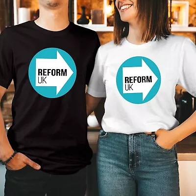 Buy T-SHIRT (RF 1 ) Vote REFORM UK Let's Make  Britain Great Farage Shirt • 4.99£