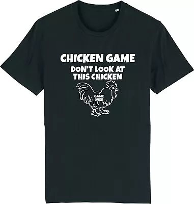 Buy Chicken Game Don't Look At The Chicken Visual Joke T-Shirt • 10.95£