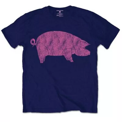 Buy Pink Floyd Animals Pig AWBDG Blue Official Tee T-Shirt Mens Unisex • 16.06£