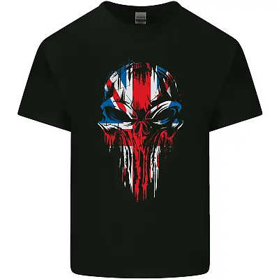 Buy Union Jack Flag Skull Gym MMA Biker Britain Mens Cotton T-Shirt Tee Top • 10.99£