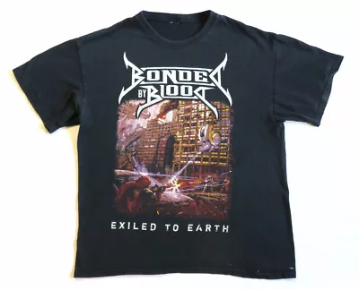 Buy Bonded By Blood T Shirt 2010 Exiled To Earth Thrash Metal Band • 37.28£