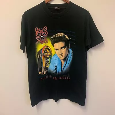 Buy 1992 Official Elvis Presley Memorial T-Shirt Medium Single Stitch FOTL • 9.99£