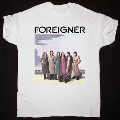 Buy Vtg Foreigner Music Band Heavy Cotton White Unisex Full Size Shirt LL196 • 17.73£