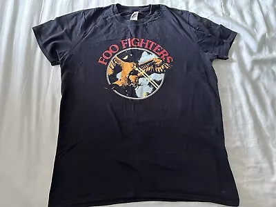 Buy Foo Fighters T Shirt Rare Eagle Rock Band Merch Tee Size Medium Dave Grohl • 7£