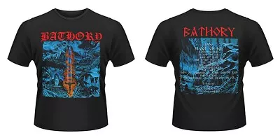 Buy Bathory - Blood On Ice (Front & Back Print) (NEW LARGE MENS T-SHIRT) • 18.02£