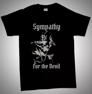 Buy ROLLING STONES Sympathy For The Devil Inspired T Shirt Black • 19.99£