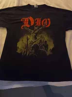 Buy Dio 2003 Club Tour Shirt XL Stand Up And Shout Black Sabbath Heaven And Hell • 23.33£