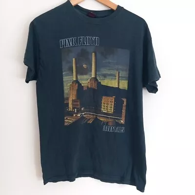 Buy Pink Floyd Animals T Shirt Med Unisex Battersea Print Black Band Top Crew Neck • 24.99£