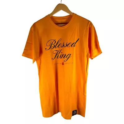 Buy NWT Hastamuerte Orange Blessed King T-shirt Men’s M | Streetwear Urban Skater • 27.07£
