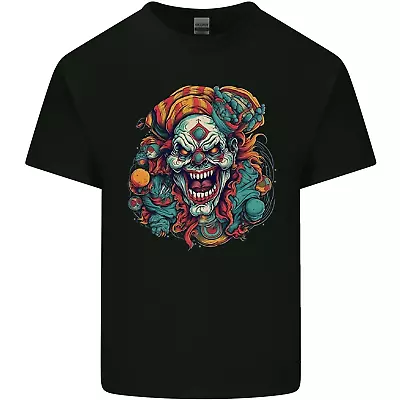 Buy Horror Clown Halloween Satan Evil Skull Demon Mens Cotton T-Shirt Tee Top • 8.75£