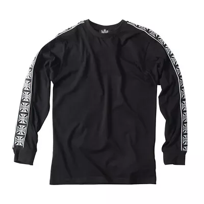 Buy West Coast Choppers Taped Long Sleeves T-Shirt Black • 41.03£