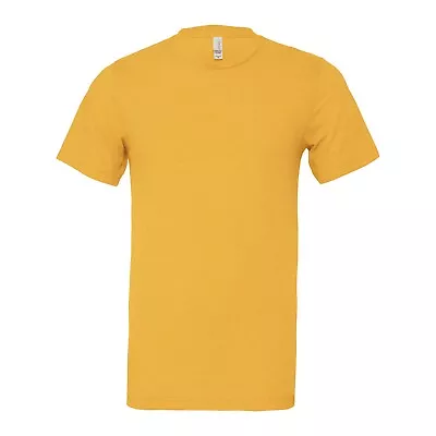 Buy Plain Short Sleeve Mens T-Shirt Heather Cotton Crew Neck Casual Top Bella Canvas • 8.23£