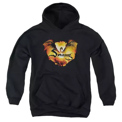 Buy Hobbit Movie Trilogy, The Reign In Flame - Youth Hoodie • 33.61£