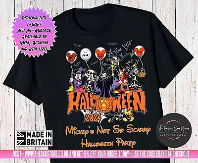 Buy Personalised Disney Trip 2024 T-Shirt Mickey Minnie Mouse Disney Halloween Shirt • 12.70£