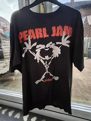 Buy Pearl Jam  Alive   T-shirt 100% 1990s Original • 10.50£