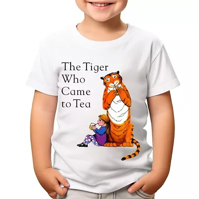 Buy Tiger Who Came To Tea Children Book Story Boys Girls Kids T-Shirts #TA-123 • 9.99£