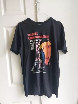 Buy The Texas Chainsaw Massacre Medium Men's Black T Shirt • 8£