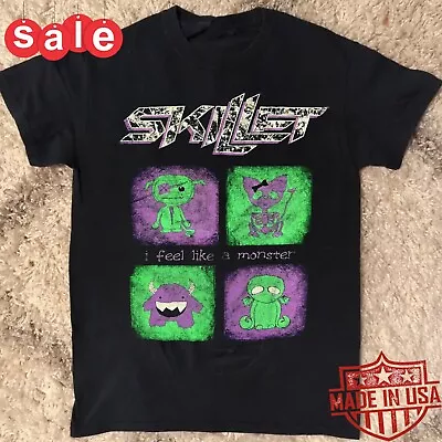 Buy New Skillet I Feel Like A Monster Gift For Fans Unisex S-5XL Shirt 1LU782 • 19.47£